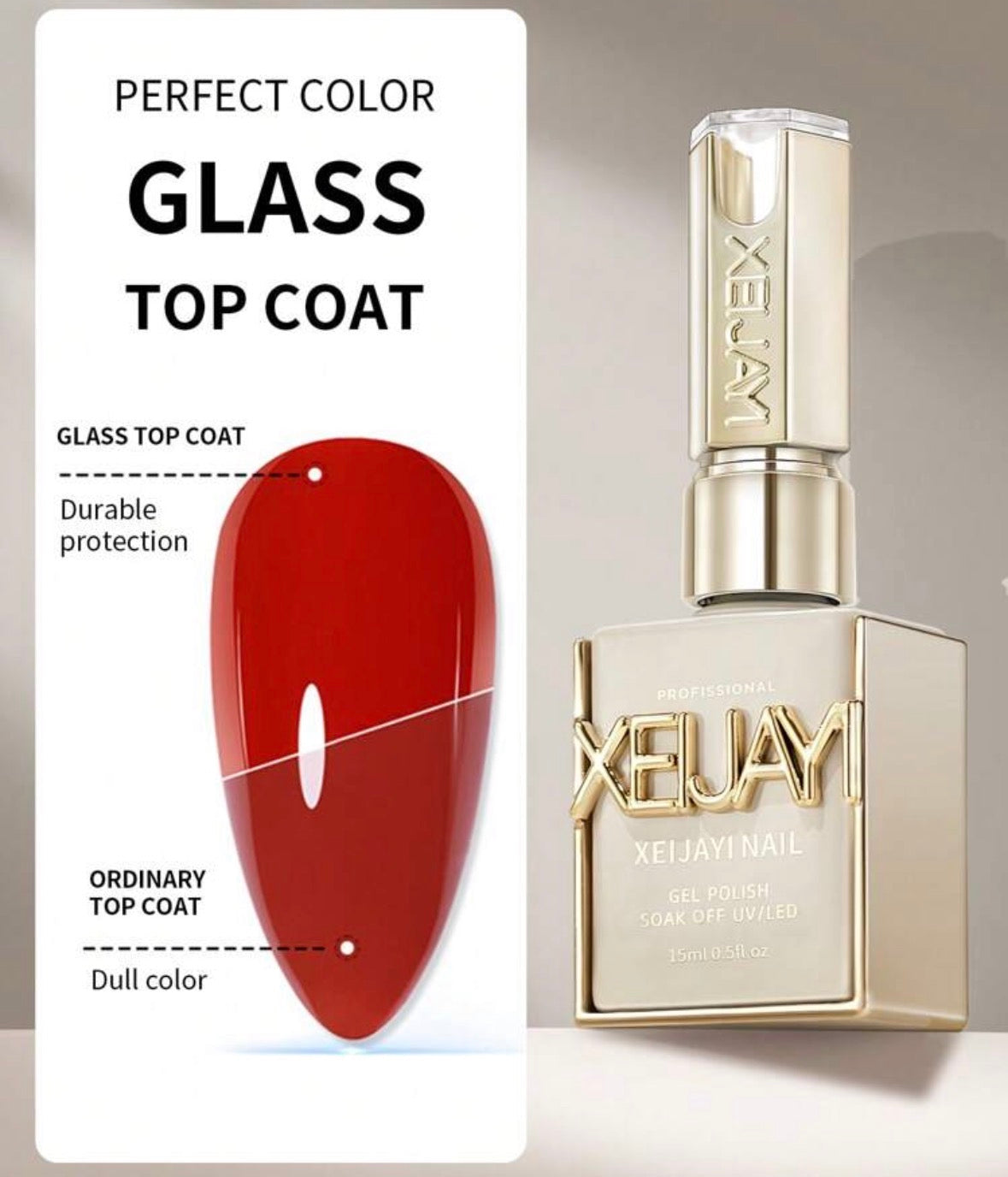 Xeijayi Glass Top Coat 15ml