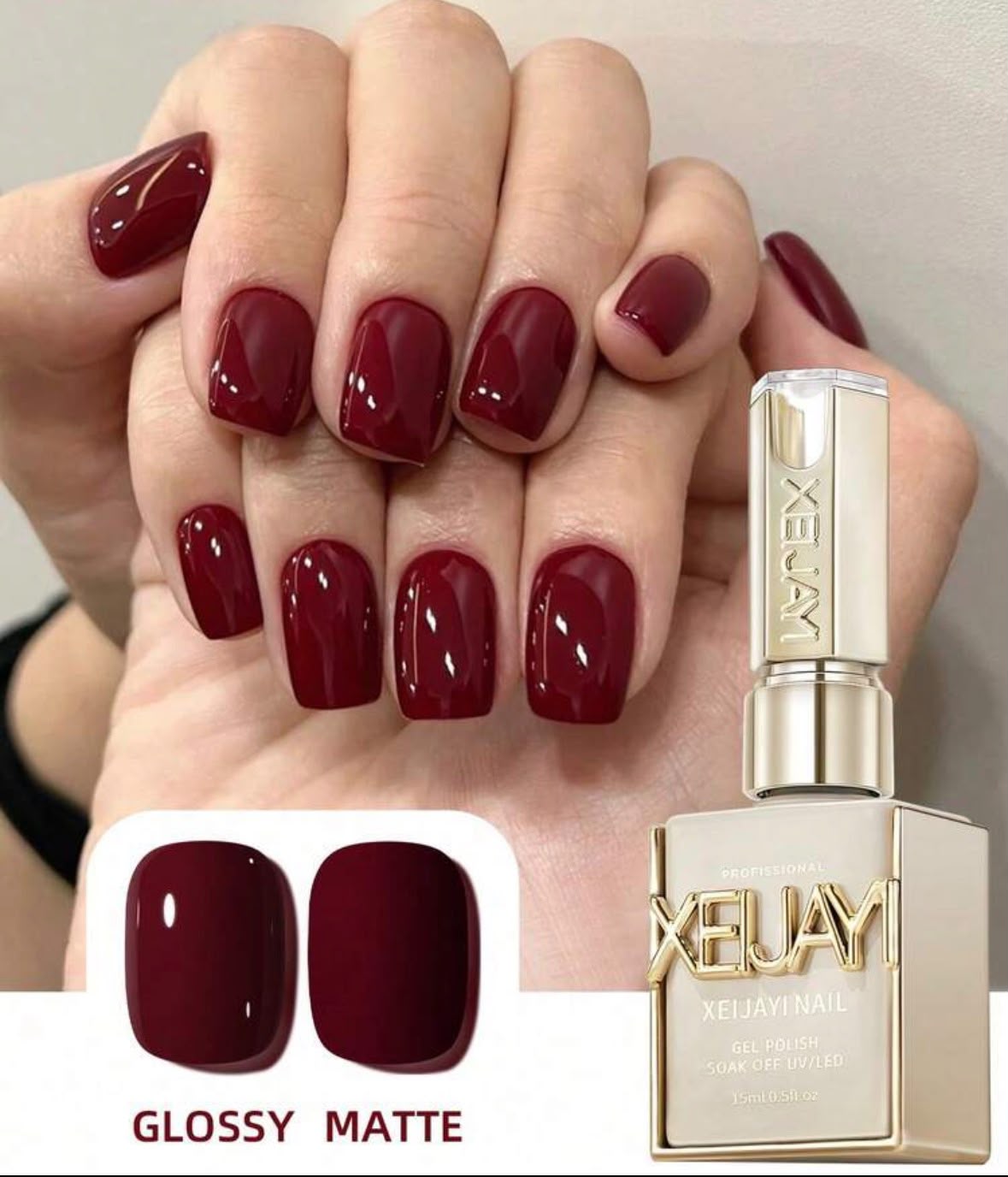 XEIJAYI Red Gel Polish Shade M83