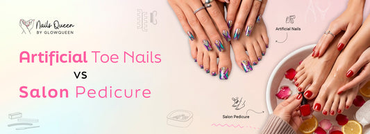 Artificial Toe Nails vs Salon Pedicure