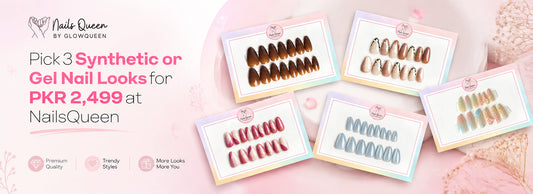 3 Synthetic or Gel Nails bundle 