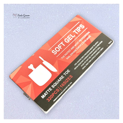 Square Toe Gel Nail Tips