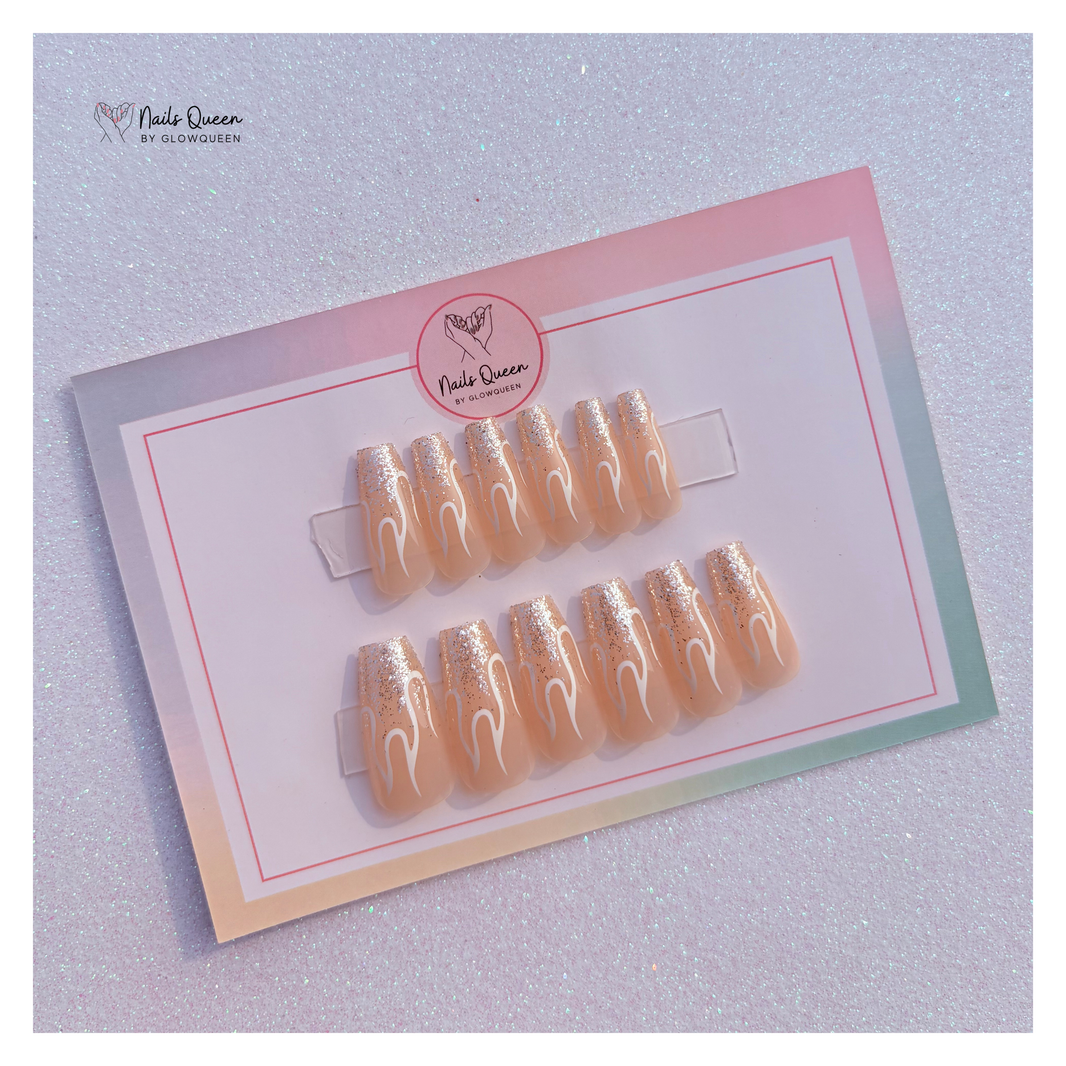 Ballerina Tip Nails Collection PressOn Nails NailsQueen
