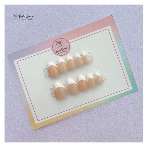 Milk French Nude Base Custom Handmade Nails