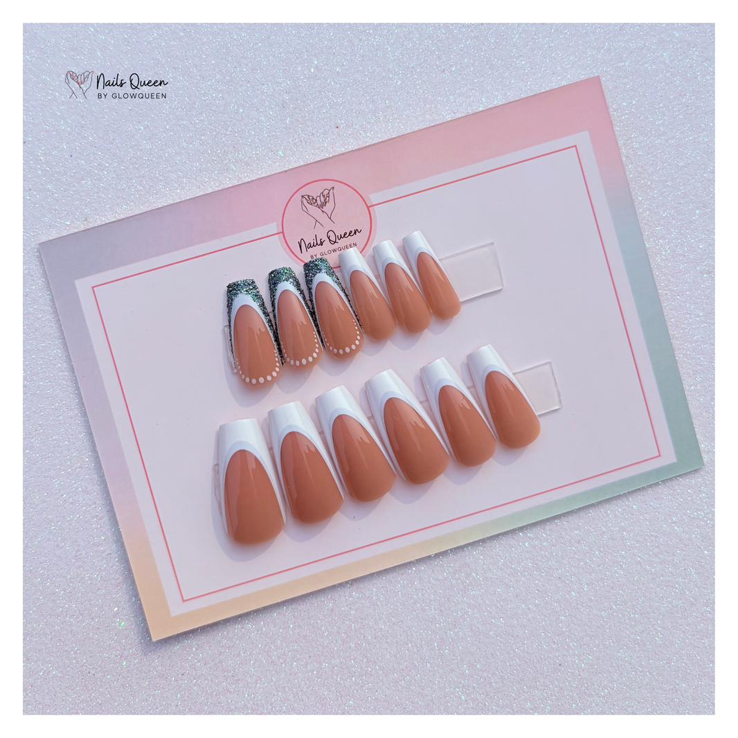 Ballerina Tip Nails Collection PressOn Nails NailsQueen