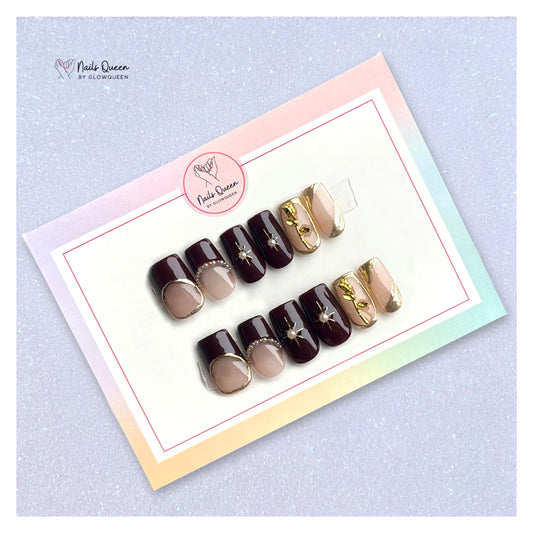 Bridal Rose Custom Handmade Nails