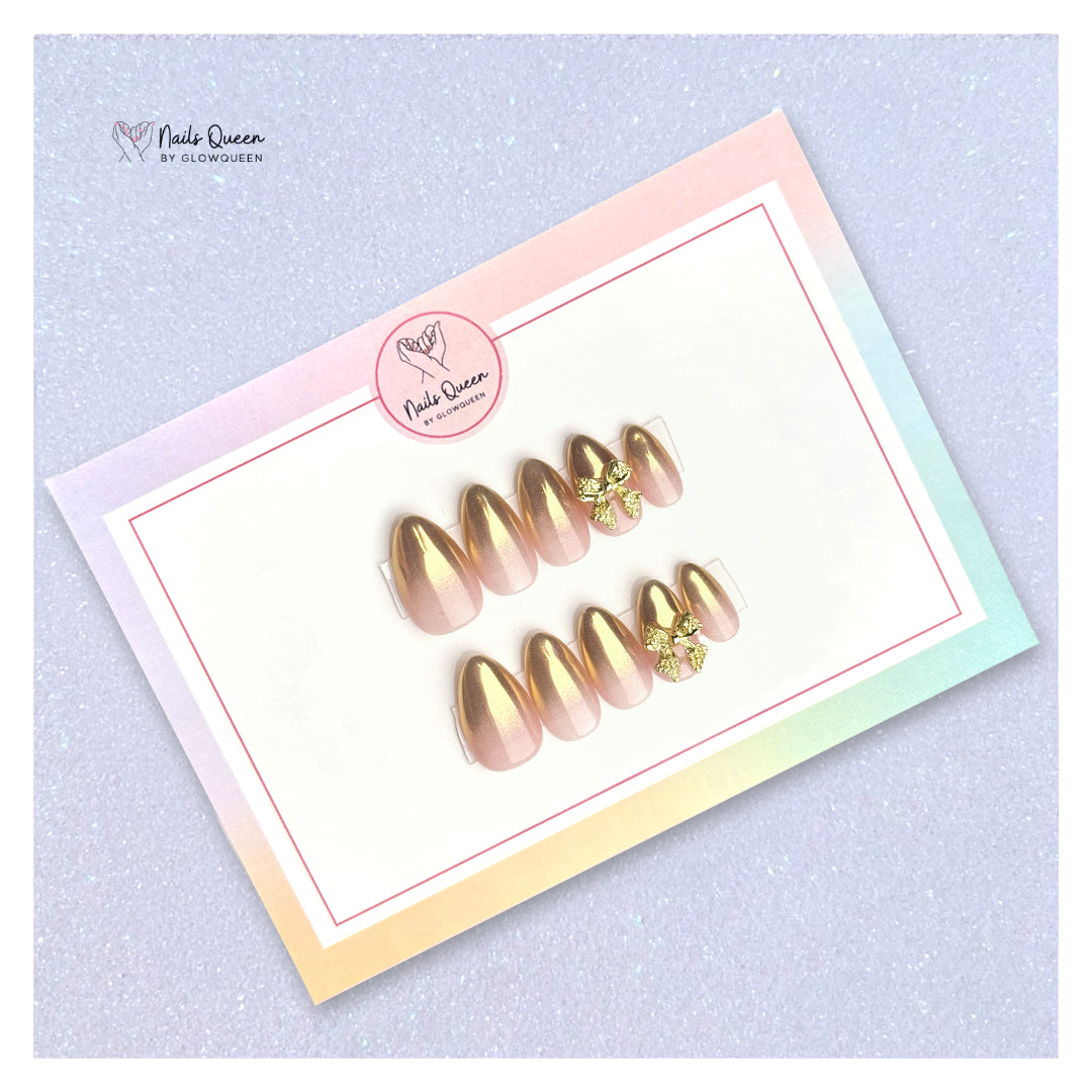 Chrome luxe Custom Handmade Nails