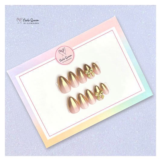 Chrome luxe Custom Handmade Nails