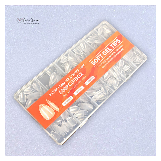 Extra Small Almond Gel Tips