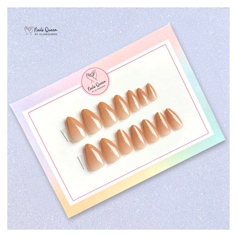Glitter Ombre Synthetic Press-on Nails