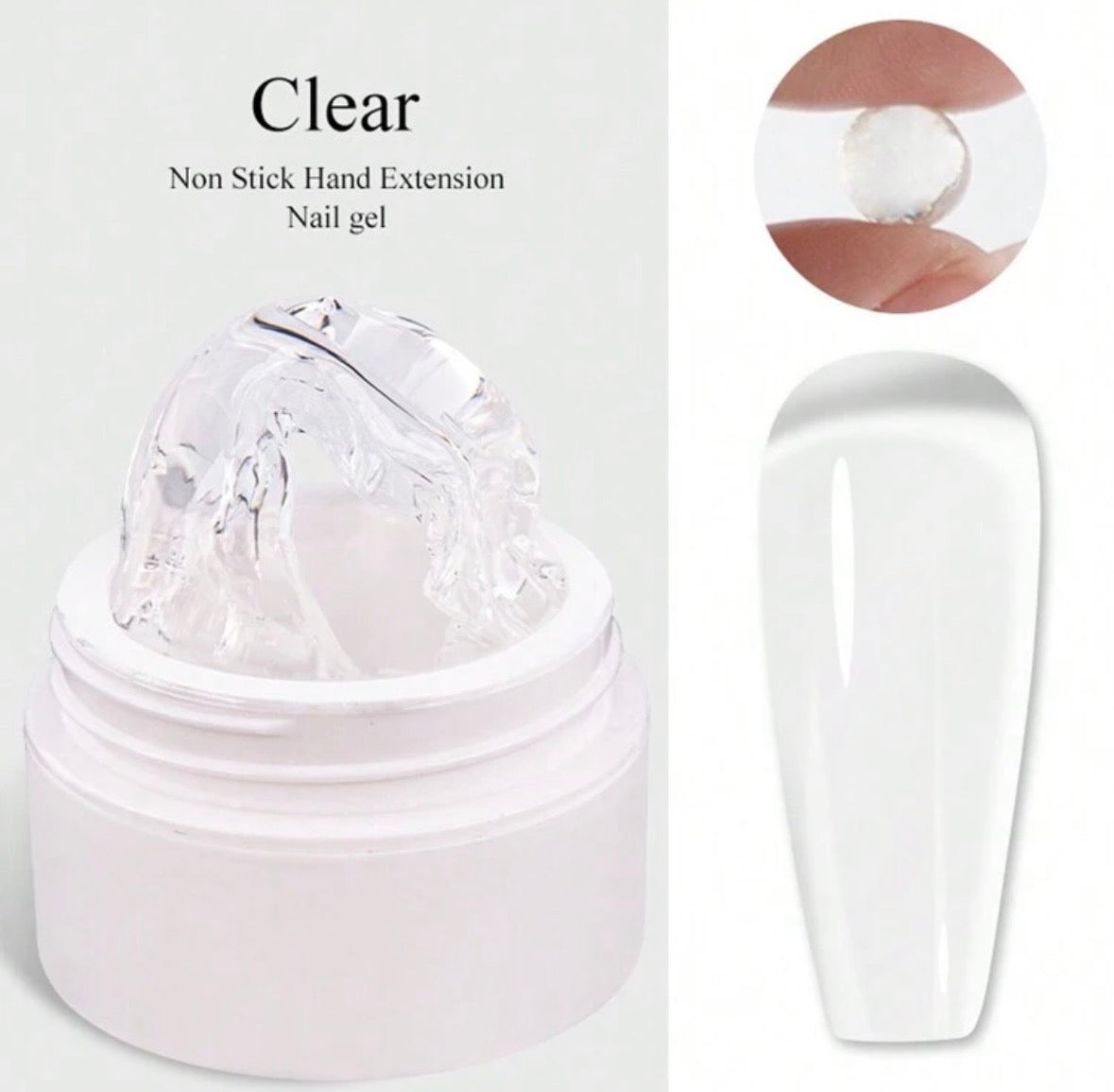 Solid Carving Gel for 3D flowers - Clear