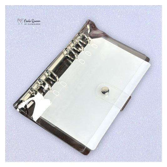 Medium A5 Nail Display Book – 6 Inner Pages with Double-Sided Tape
