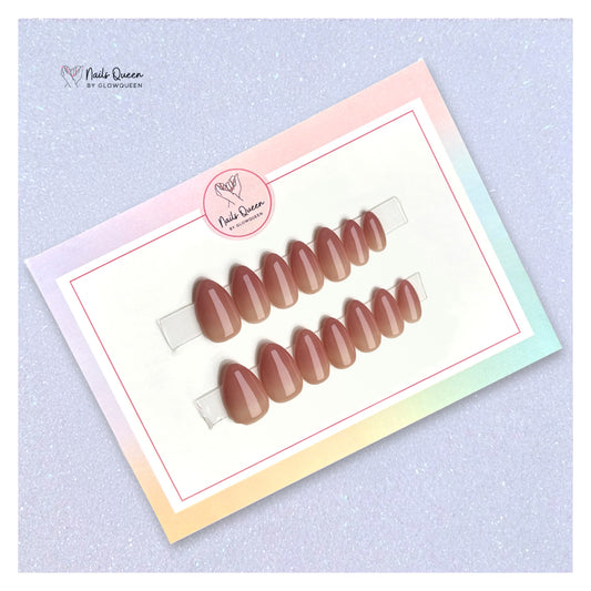 Pink Ombre Custom Handmade Nails