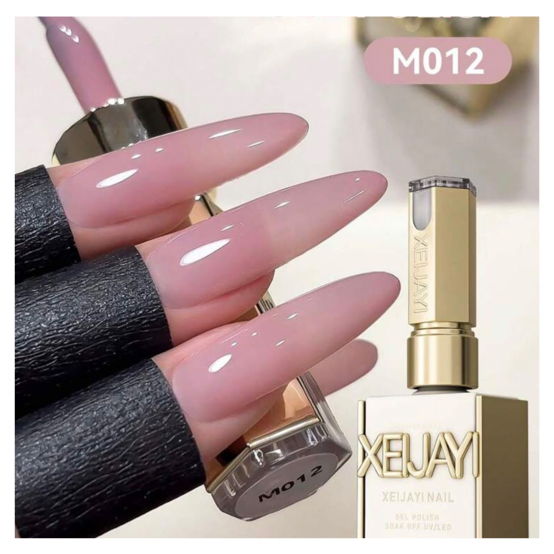 XEIJAYI Sheer Pink Gel Polish Shade M012